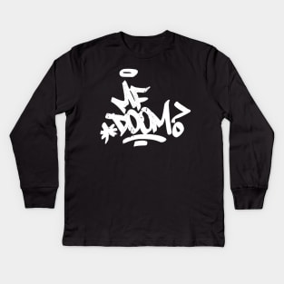 mf doom signature Kids Long Sleeve T-Shirt